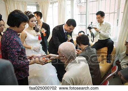 Chinese wedding tea ceremony View Large Photo Image Stock Image - Chinese wedding tea ceremony. Fotosearch
