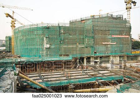 Construction site View Large Photo Image Stock Image - Construction site. Fotosearch