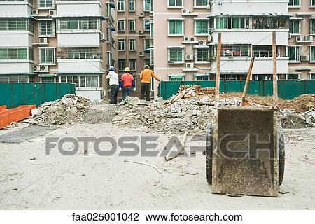 Construction site View Large Photo Image Stock Image - Construction site. Fotosearch