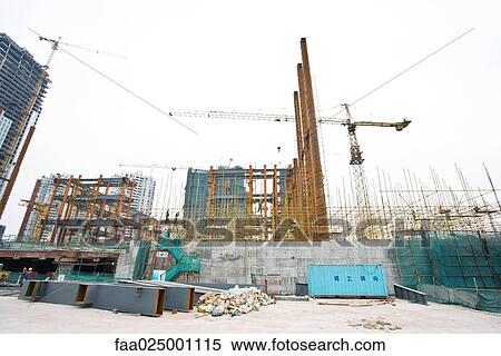 Stock Photography - Construction site. Fotosearch