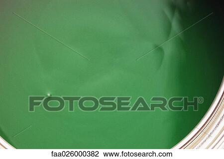 Green paint in paint can, extreme close-up, high angle view View Large Photo Image Stock Image - Green paint in paint can, extreme close-up, high angle view. Fotosearch