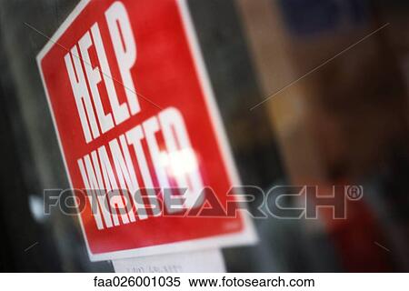 Help wanted sign, close-up View Large Photo Image Stock Photography - Help wanted sign, close-up. Fotosearch