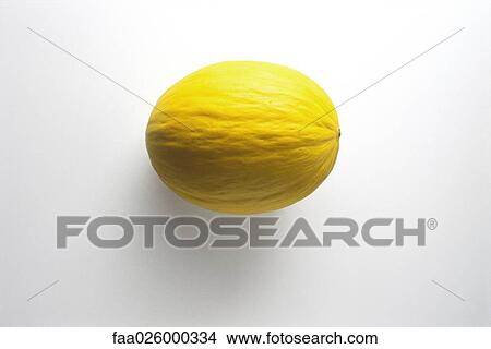 Juan canary melon, white background View Large Photo Image Picture - Juan canary melon, white background. Fotosearch