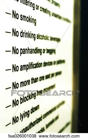 List of regulations, close-up, selective focus View Large Photo Image Stock Photo - List of regulations, close-up, selective focus. Fotosearch