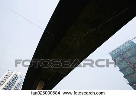 Overpass, low angle view View Large Photo Image Picture - Overpass, low angle view. Fotosearch