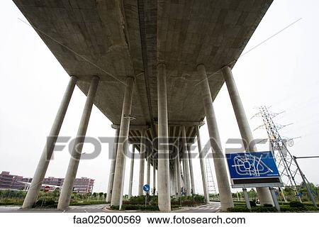 Stock Photo - Overpass, low angle view. Fotosearch