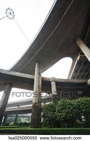 Overpasses, low angle view View Large Photo Image Stock Image - Overpasses, low angle view. Fotosearch