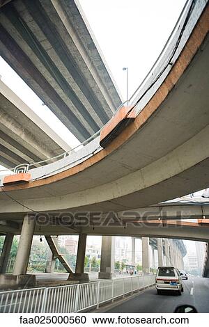 Overpasses, low angle view View Large Photo Image Stock Image - Overpasses, low angle view. Fotosearch