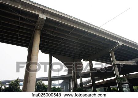 Overpasses, low angle view View Large Photo Image Stock Photo - Overpasses, low angle view. Fotosearch