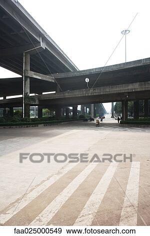 Overpasses, low angle view View Large Photo Image Stock Photo - Overpasses, low angle view. Fotosearch