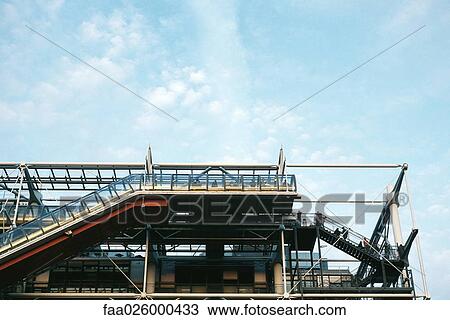Paris, France, Georges Pompidou Center View Large Photo Image Stock Image - Paris, France, Georges Pompidou Center. Fotosearch