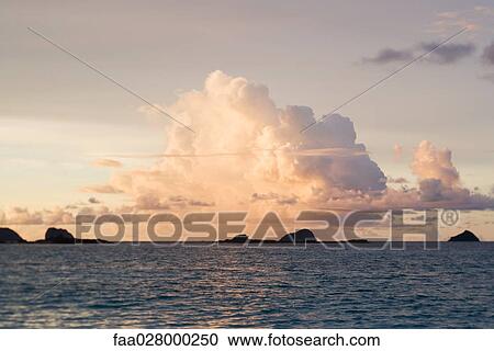 Seascape with cumulonimbus cloud, sunset View Large Photo Image Stock Image - Seascape with cumulonimbus cloud, sunset. Fotosearch