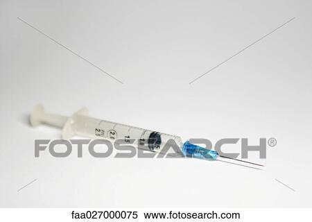 Stock Photography - Syringe, close-up. Fotosearch