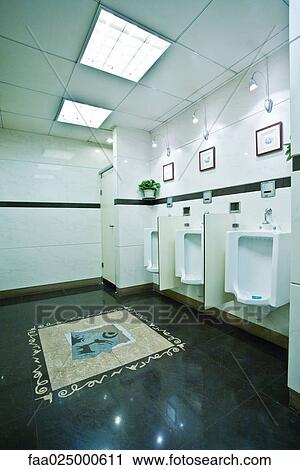 Stock Image - Urinals. Fotosearch