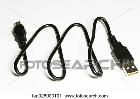 USB cable, close-up View Large Photo Image Stock Image - USB cable, close-up. Fotosearch