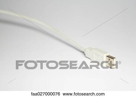 USB cable, close-up View Large Photo Image Stock Photograph - USB cable, close-up. Fotosearch