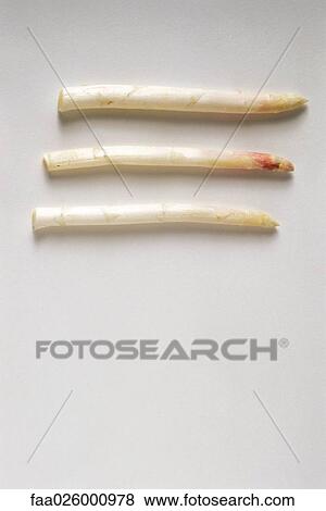White asparagus, close-up View Large Photo Image Stock Photo - White asparagus, close-up. Fotosearch