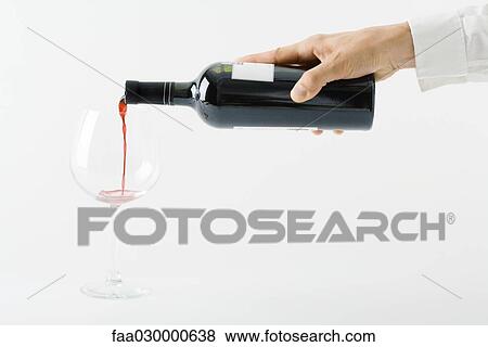 Man pouring red wine from bottle, cropped view of hand View Large Photo Image Stock Photo - Man pouring red wine from bottle, cropped view of hand. Fotosearch