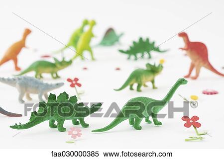 plastic dinosaurs