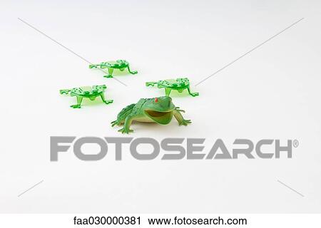 Plastic toy frogs, close-up View Large Photo Image Stock Image - Plastic toy frogs, close-up. Fotosearch