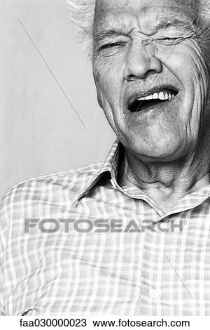Senior man winking at camera, portrait, black and white View Large Photo Image Stock Image - Senior man winking at camera, portrait, black and white. Fotosearch