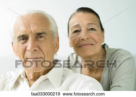 Stock Photo - Senior couple, portrait. Fotosearch