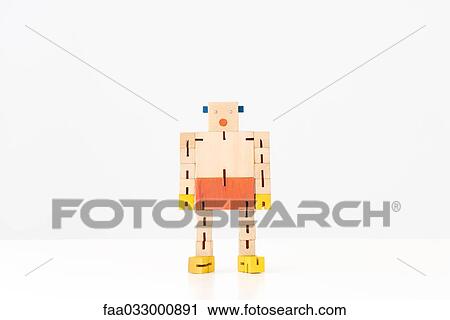 Toy robot standing, full length View Large Photo Image Stock Image - Toy robot standing, full length. Fotosearch