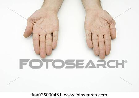 Two hands side by side, palms facing up View Large Photo Image Stock Image - Two hands side by side, palms facing up. Fotosearch