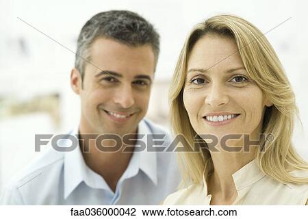 Portrait of middle aged couple View Large Photo Image Stock Image - Portrait of middle aged couple. Fotosearch