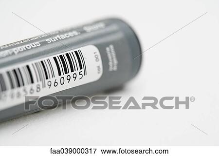 Stock Photo - Bar code on marker. Fotosearch
