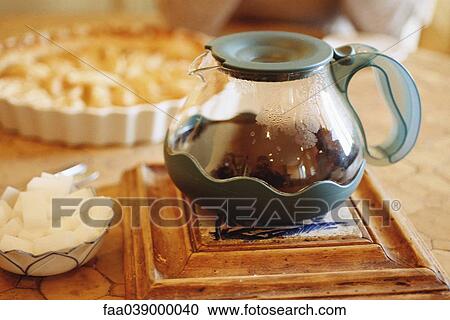 Coffee pot and sugar cubes View Large Photo Image Stock Image - Coffee pot and sugar cubes. Fotosearch