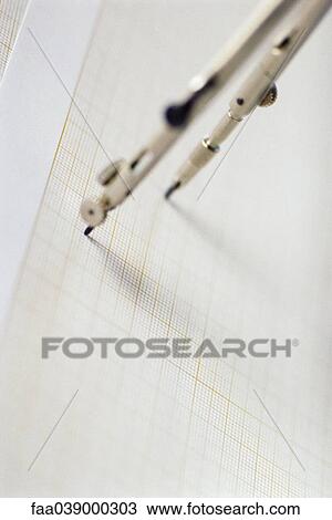 Drawing compass on graph paper View Large Photo Image Stock Image - Drawing compass on graph paper. Fotosearch