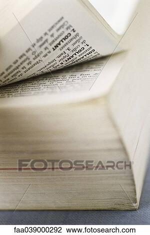 French dictionary, extreme close-up View Large Photo Image Stock Image - French dictionary, extreme close-up. Fotosearch