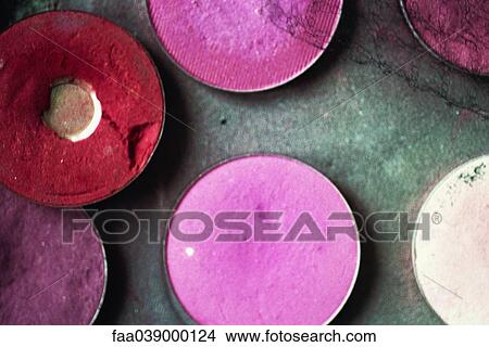 Multicolored eye shadow, close-up View Large Photo Image Picture - Multicolored eye shadow, close-up. Fotosearch