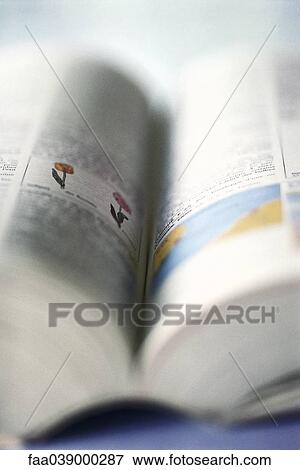 Stock Photo - Reference book, opened. Fotosearch