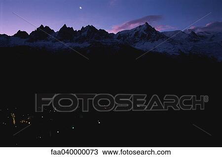 Mountain landscape at twilight View Large Photo Image Stock Image - Mountain landscape at twilight. Fotosearch