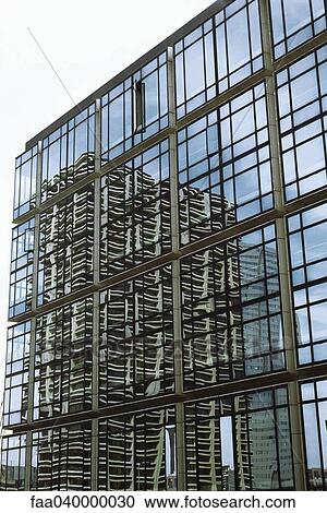 Reflection on building exterior View Large Photo Image Stock Image - Reflection on building exterior. Fotosearch