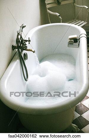Stock Image - Bubble bath. Fotosearch