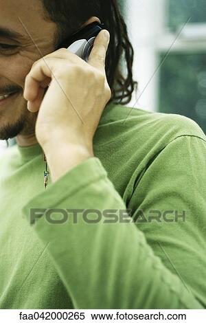 "Man phoning, close-up, cropped" View Large Photo Image Stock Photography - "Man phoning, close-up, cropped". Fotosearch