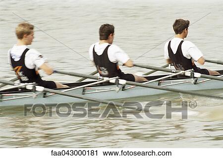 Rowing team on lake View Large Photo Image Stock Image - Rowing team on lake. Fotosearch