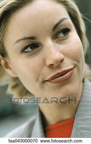 Woman looking away, portrait View Large Photo Image Stock Image - Woman looking away, portrait. Fotosearch