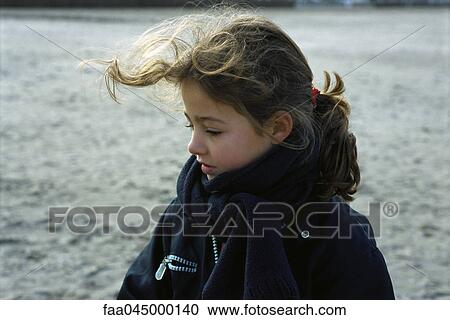 Young girl outdoors, portrait View Large Photo Image Stock Image - Young girl outdoors, portrait. Fotosearch