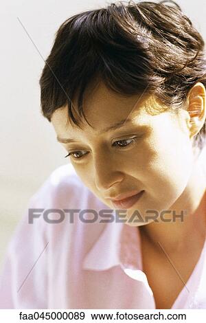 Young woman, portrait View Large Photo Image Stock Photo - Young woman, portrait. Fotosearch