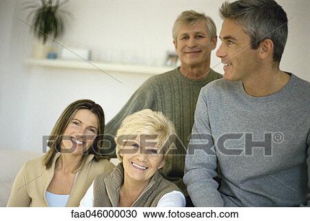 Couple with in-laws View Large Photo Image Stock Image - Couple with in-laws. Fotosearch