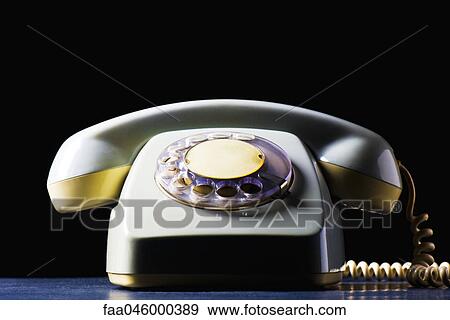 Rotary telephone, still life View Large Photo Image Stock Photo - Rotary telephone, still life. Fotosearch