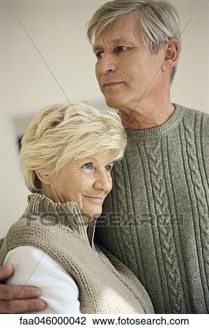 Senior couple, portrait View Large Photo Image Stock Image - Senior couple, portrait. Fotosearch