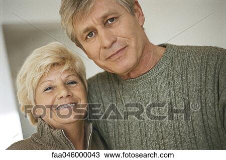 Senior couple, portrait View Large Photo Image Stock Image - Senior couple, portrait. Fotosearch