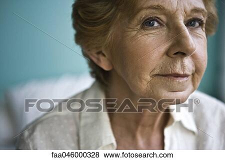 Senior woman, close-up View Large Photo Image Stock Photo - Senior woman, close-up. Fotosearch
