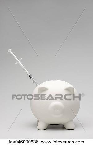 Swine flu concept with syringe inserted into piggy bank View Large Photo Image Stock Photograph - Swine flu concept with syringe inserted into piggy bank. Fotosearch