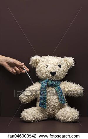 Teddy bear getting a shot View Large Photo Image Stock Image - Teddy bear getting a shot. Fotosearch